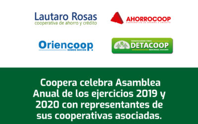 Coopera realiza Asamblea Anual de los ejercicios 2019 y 2020