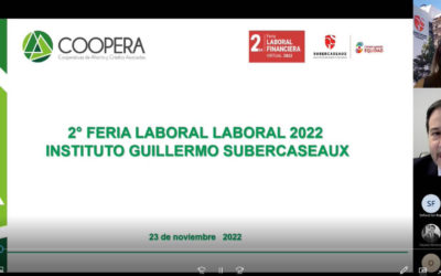 Patrocinio de Coopera a la 2ª Feria Laboral Financiera Virtual del Instituto Guillermo Subercaseaux